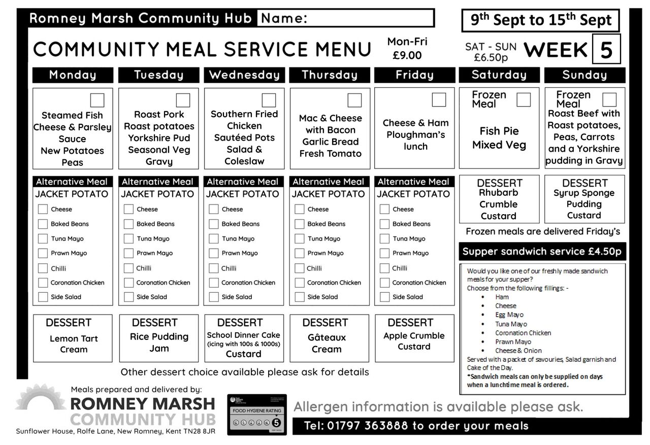 CMS Menu WK